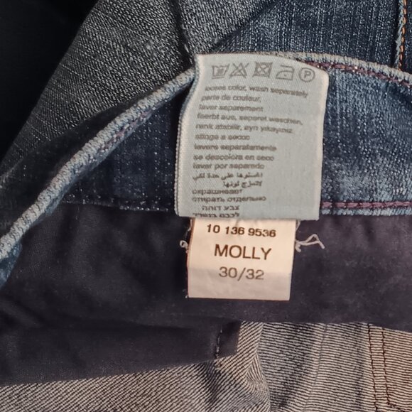 Mavi Women's Molly Mid Rise Bootcut Size 30/10 Medium Dark Wash - Picture 7 of 11